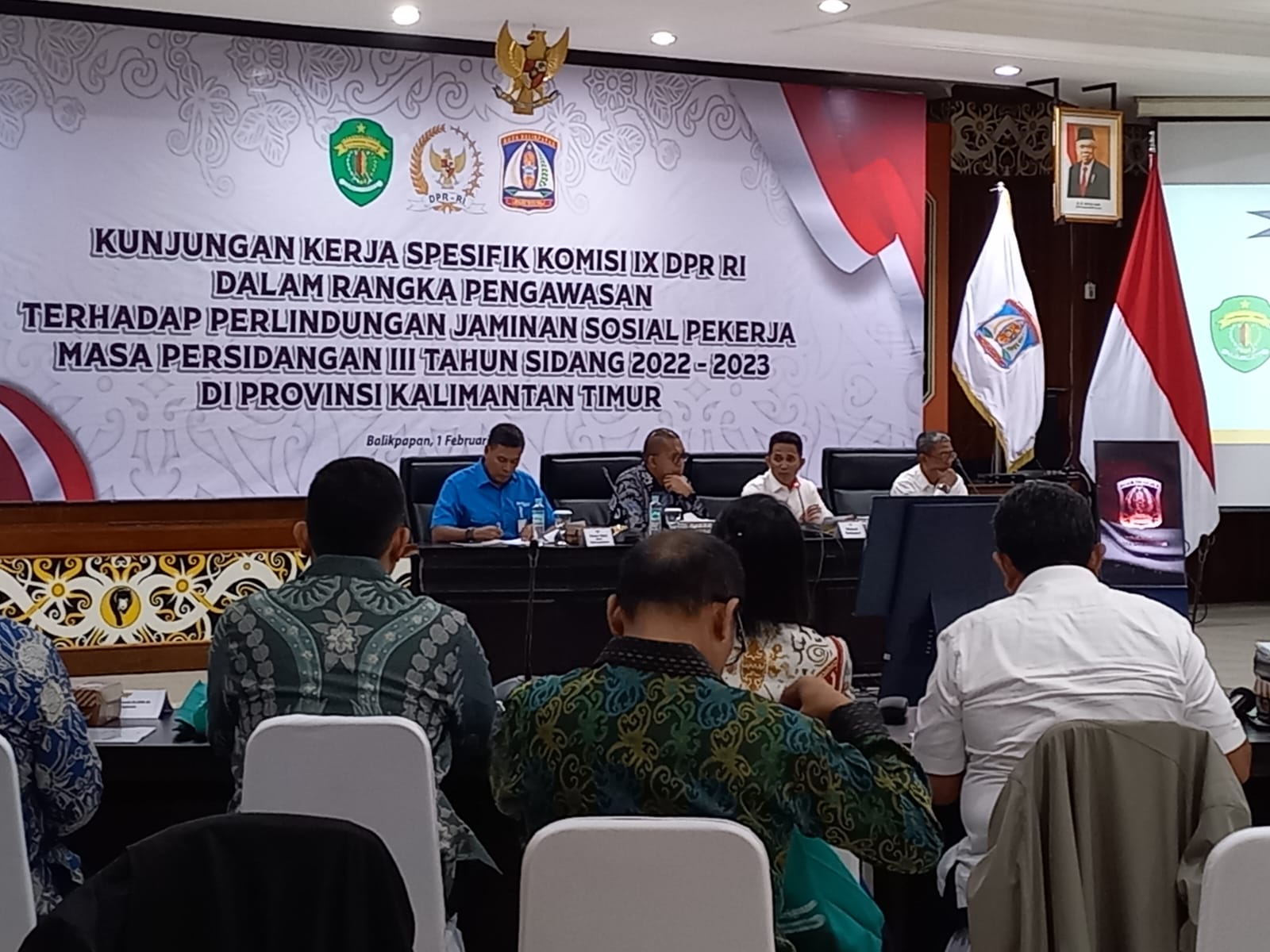 Pantau Langsung Implementasi Jaminan Ketenagakerjaan, Komisi IX Kunker ke Kaltim, Rabu (1/2/2023)