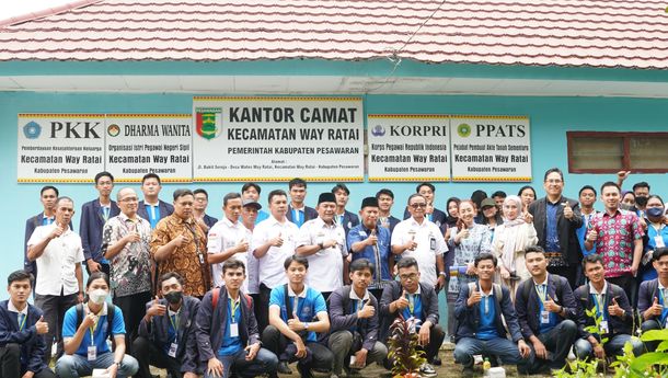 IIB Darmajaya Terjunkan 106 Mahasiswa PKPM di 4 Kecamatan Kabupaten Pesawaran