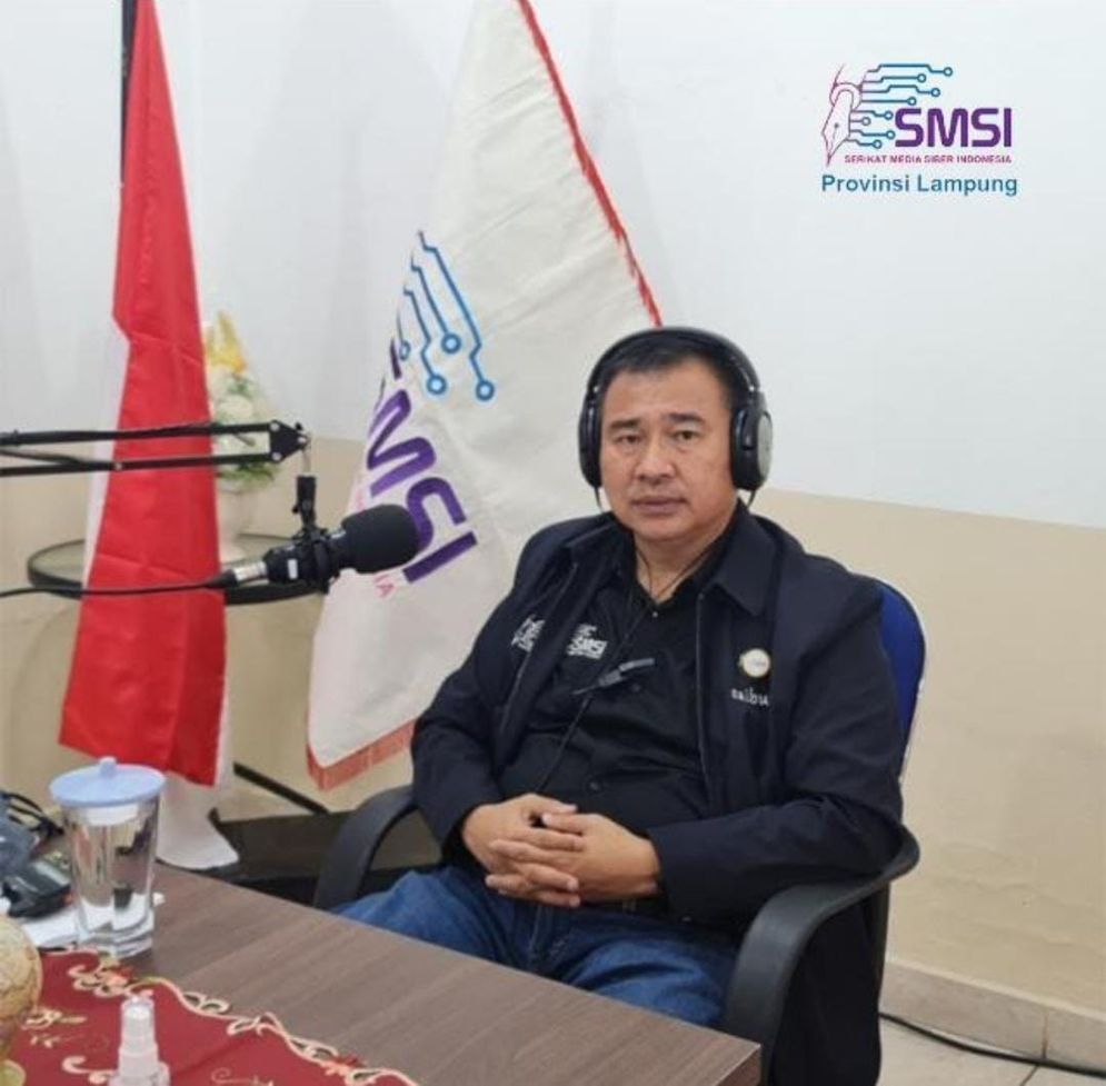 Ketua Umum SMSI Lampung Donny Irawan.