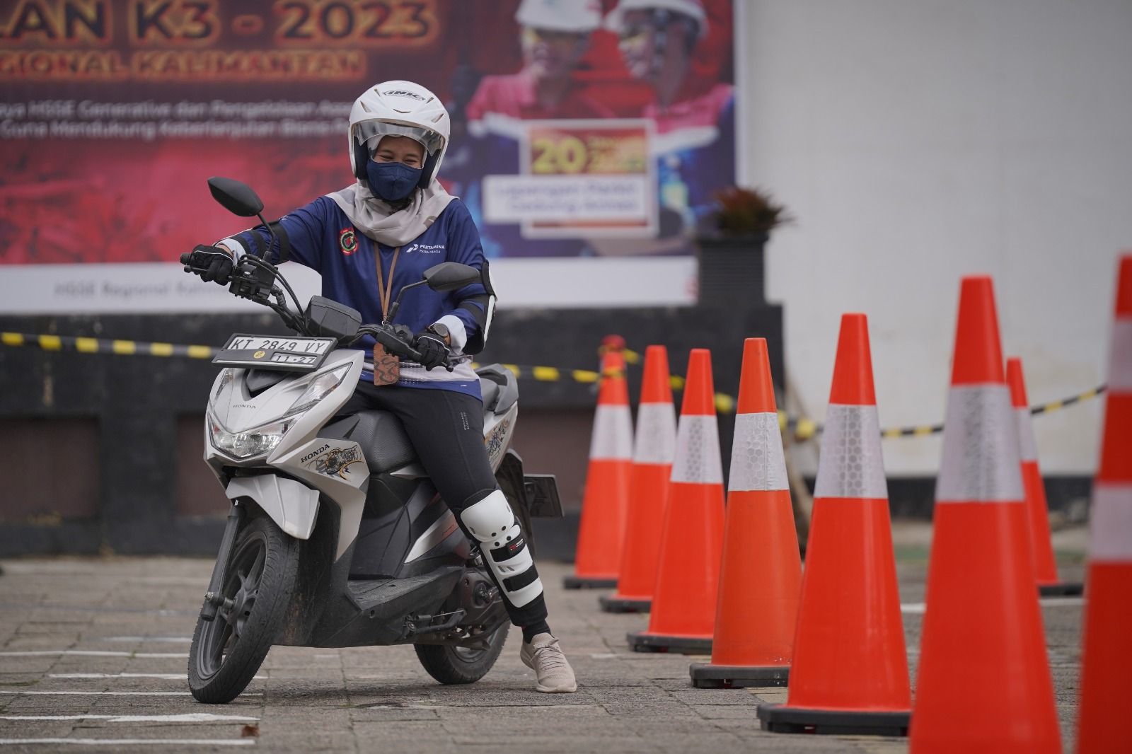 Peringati Bulan K3, PT Pertamina Patra Niaga Regional Kalimantan Gelar Kegiatan Safety Riding Awareness