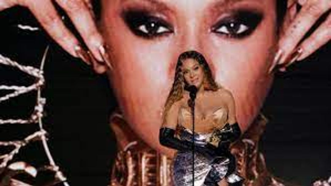 Beyonce di panggung Grammy Awards 2023, Los Angeles, AS, Minggu 5 Februari 2023 malam waktu setempat.