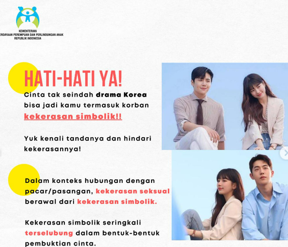 #StopPerkawinanAnak, Cinta tak Seindah Drakor, Simak Yuk Apa itu Kekerasan Simbolik