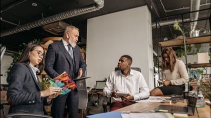 Photo by Pavel Danilyuk: https://www.pexels.com/photo/office-team-having-a-meeting-at-the-table-7654396/