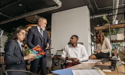 Photo by Pavel Danilyuk: https://www.pexels.com/photo/office-team-having-a-meeting-at-the-table-7654396/
