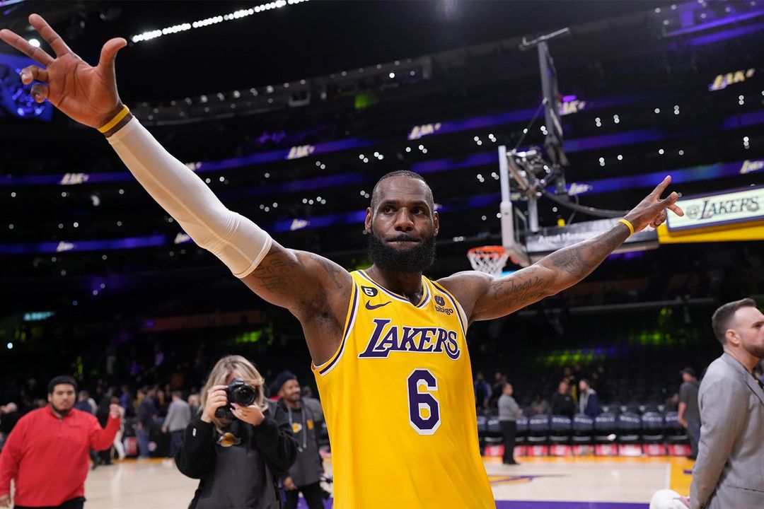 Bintang LA Lakers, LeBron James.