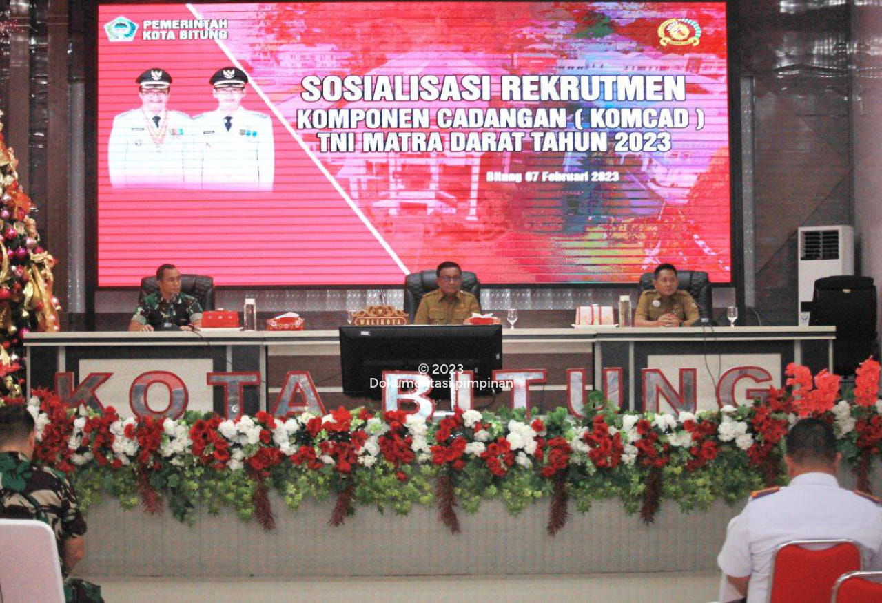 sosialisasi Rekrutmen Komponen Cadangan Matra Darat Tahun 2023. (Foto:Istimewa)