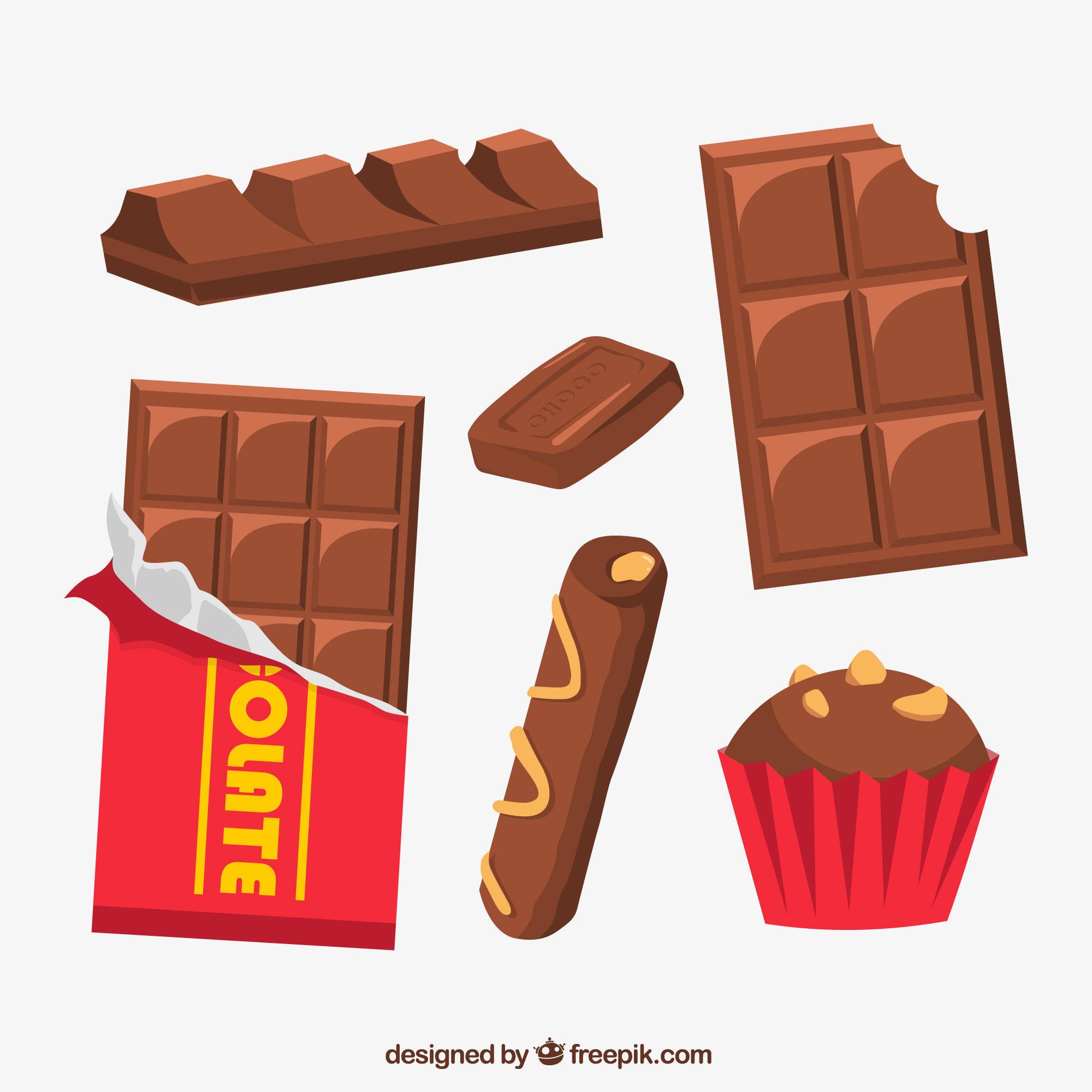 Набор различных шоколадок