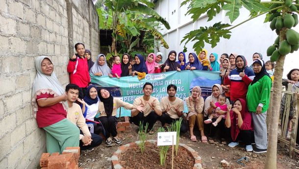 Mahasiswa KKN Unila Ciptakan Apotek Hidup di Negararatu