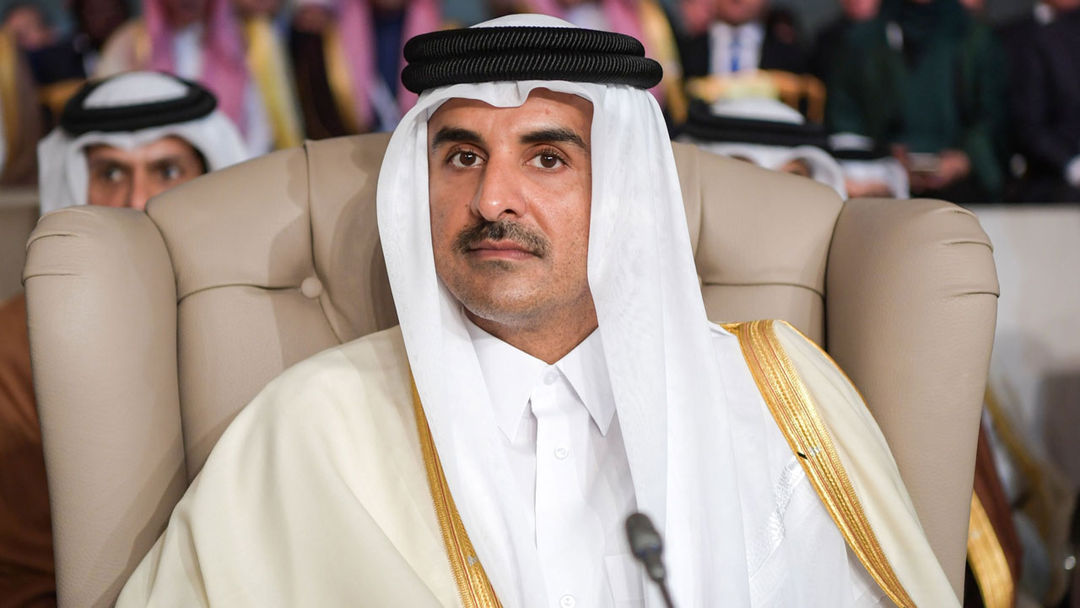 Emir Qatar, Sheikh Tamim bin Hamad al-Thani.