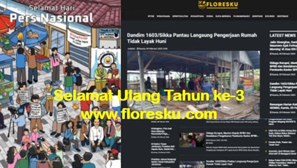 ‘Bermimpi’ Pers Merdeka, Demokrasi Bermartabat (Renungan HUT ke-3 Floresku.com)