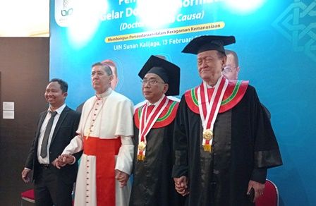 Berikan Anugerah Honoris Causa kepada Tiga Tokoh Agama Dunia, UIN Sunan Kalijaga Dapat Pembelajaran Penting