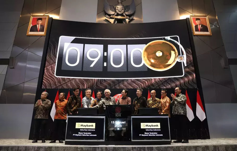 PT Maybank Sekuritas Indonesia resmi meluncurkan waran terstruktur di Bursa Efek Indonesia (BEI) pada perdagangan Senin, 13 Februari 2023. 