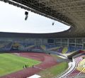 Penampakan tribun di Stadion Manahan, Solo.