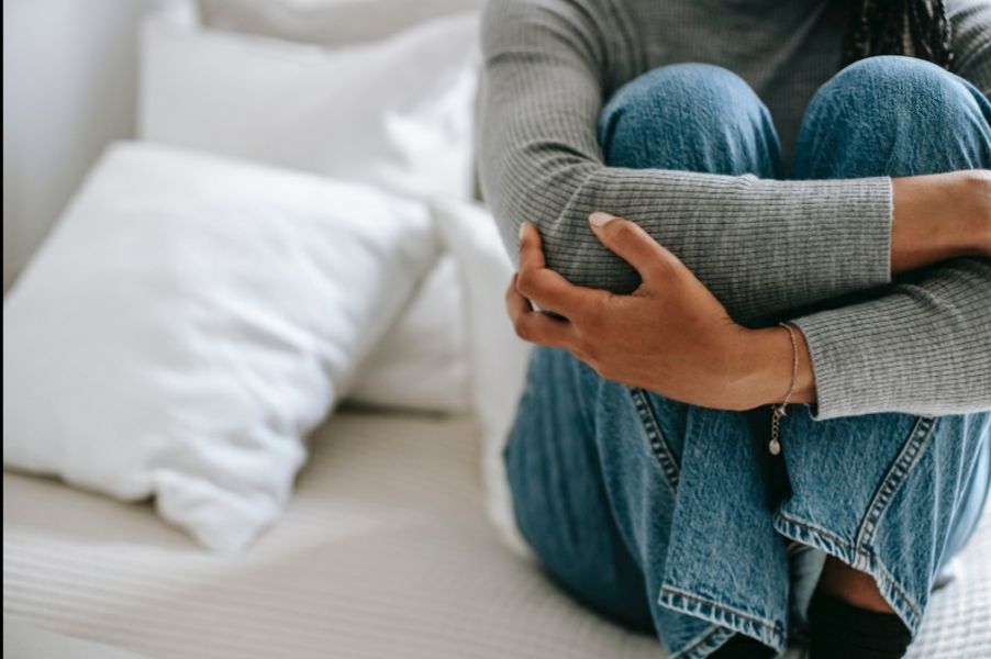 Photo by Alex Green: https://www.pexels.com/photo/woman-in-desperate-and-anxiety-sitting-alone-5699860/