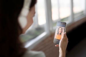 Video call di ponsel