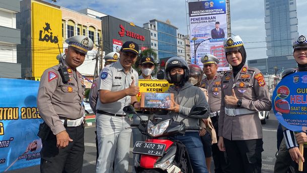 Jasa Raharja Lampung Bersama Polresta Gelar Operasi Keselamatan