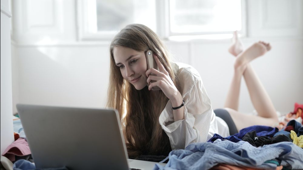 Photo by Andrea Piacquadio: https://www.pexels.com/photo/woman-in-white-long-sleeve-shirt-using-silver-macbook-3795280/