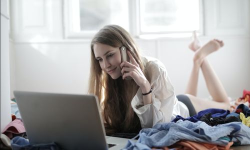Photo by Andrea Piacquadio: https://www.pexels.com/photo/woman-in-white-long-sleeve-shirt-using-silver-macbook-3795280/