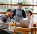 Photo by Tim Douglas : https://www.pexels.com/photo/colleagues-working-on-laptop-in-cafe-6205494/