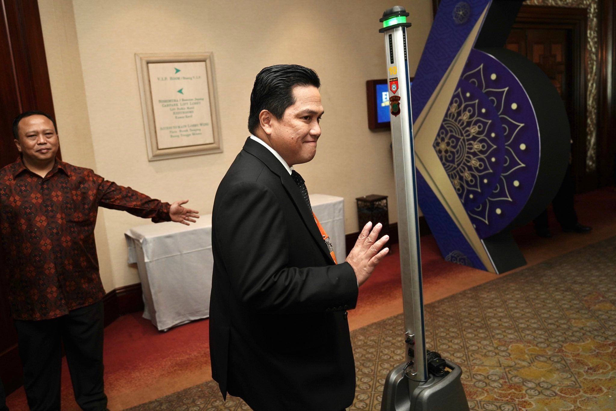 Erick Thohir resmi terpilih menjadi ketua umum PSSI, setelah meraih 66 suara voters di KLB PSSI. (Foto : Twitter/ Erick Thohir)