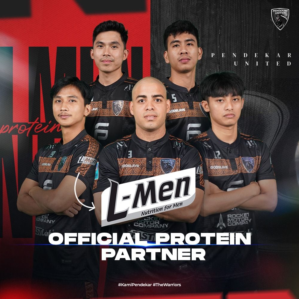 L-Men resmi menjadi official protein partner klub futsal Pendekar United. (Foto : L-Men)