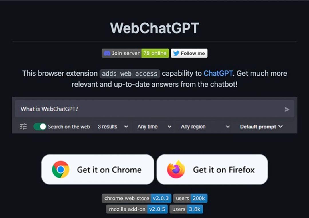 WebChatGPT