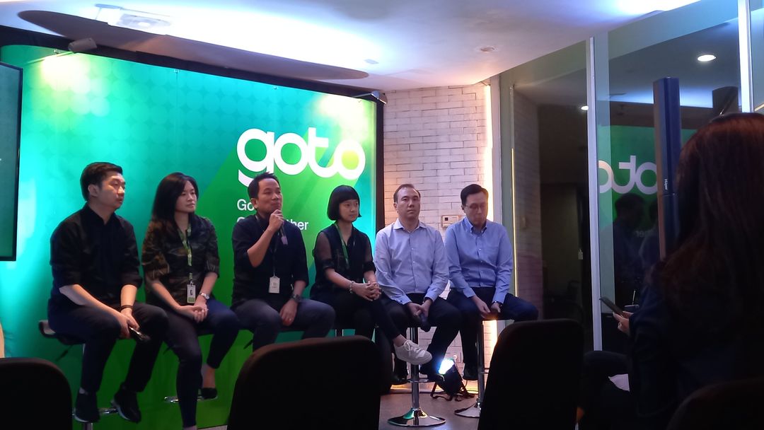 PT GoTo Gojek Tokopedia Tbk adakan ajang ramah tamah bersama direksi perseroan di markas Gojek Pasaraya Blok M, Jakarta, Kamis, 16 Februari 2023.