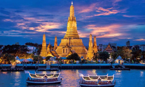 Thailand memberlakukan biaya masuk bagi wisatawan asing senilai 150 baht hingga 300 baht (Rp65.000-Rp130.000) mulai Juni 2023. 