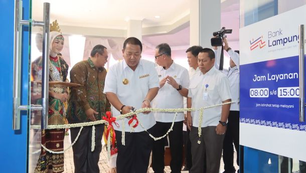 Gubernur Arinal Resmikan Gedung Baru Bank Lampung
