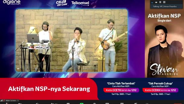 Bincang Inspiratif Digital Entertainment Celeb on Cam Telkomsel Hadirkan Stevan Pasaribu