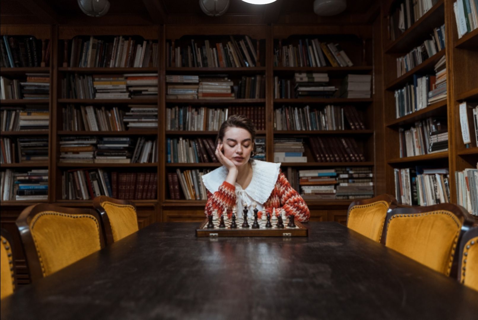 Photo by Tima Miroshnichenko: https://www.pexels.com/photo/pensive-woman-playing-chess-10626503/