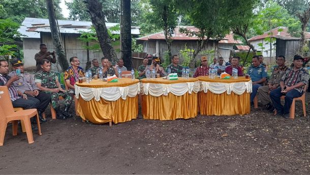 Gandeng Forkompinda, Dandim 1603/Sikka Tinjau Kegiatan Rehab RTLH Dalam Rangka HUT ke-62 Korem 161/WS