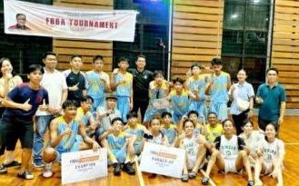 Tim Basket SMP Eben Haezar 1. (Foto:Istimewa)