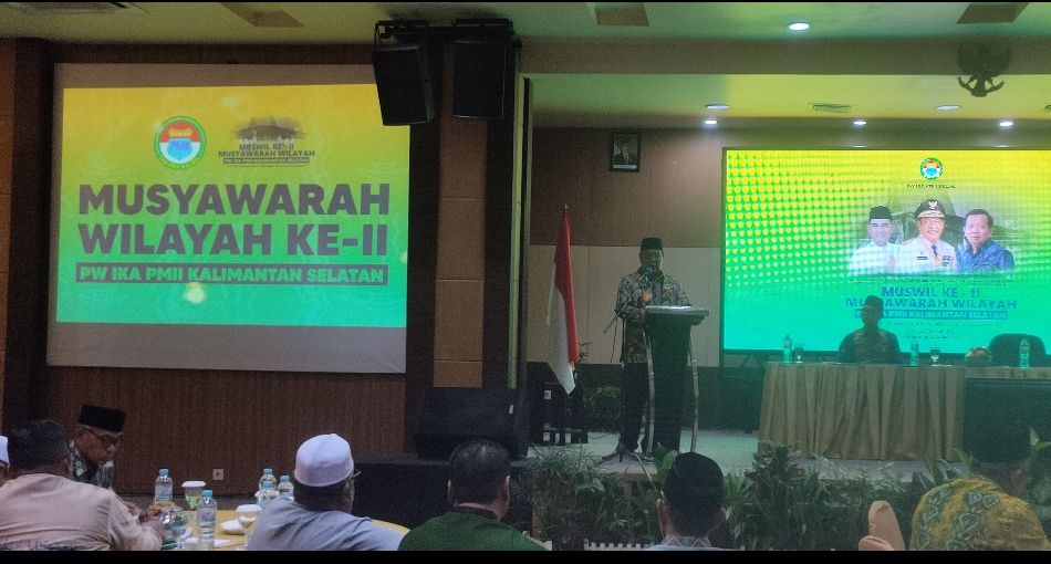Ikatan Alumni Pergerakan Mahasiswa Islam Indonesia (PMII) menggelar musyawarah wilayah II, Sabtu (25/2/2023). (Foto : Ahmad Husaini)