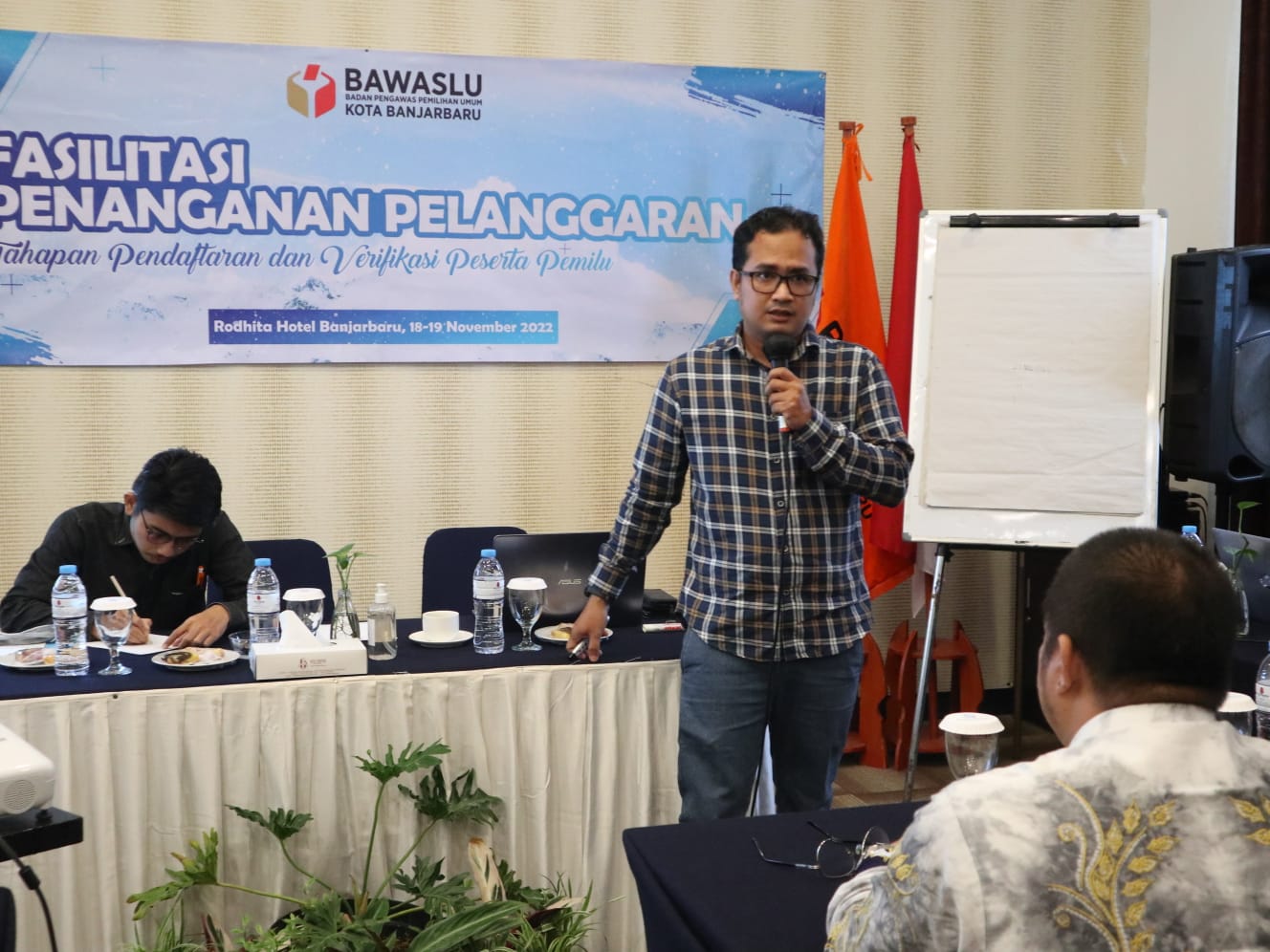 Wahyu salah satu tim seleksi calon anggota KPU kabupaten/Kota di Kalsel. (Foto : Dokumentasi pribadi untuk Starbanjar)