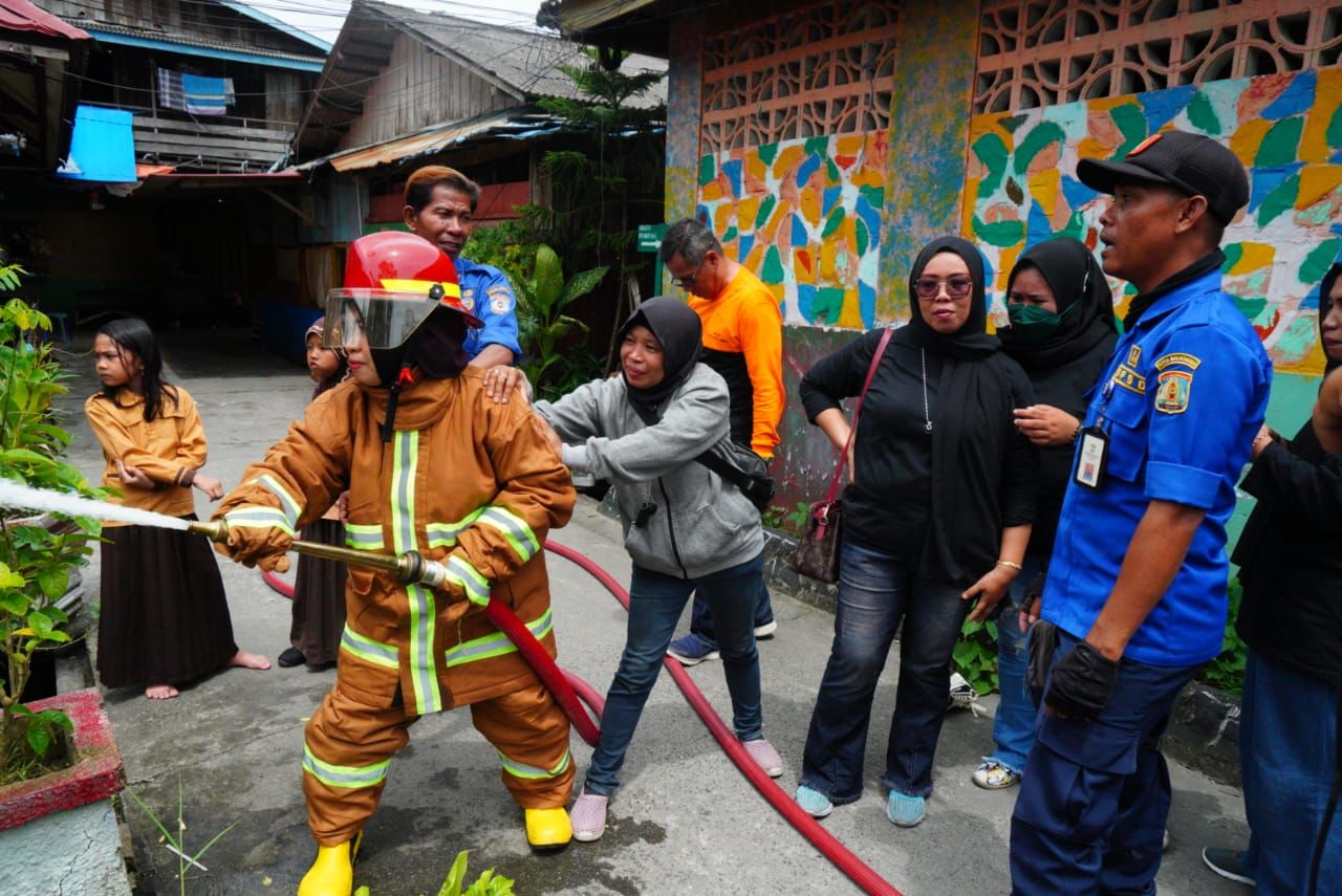 Tanggap Bencana, Mitra Binaan Pertamina latihan 