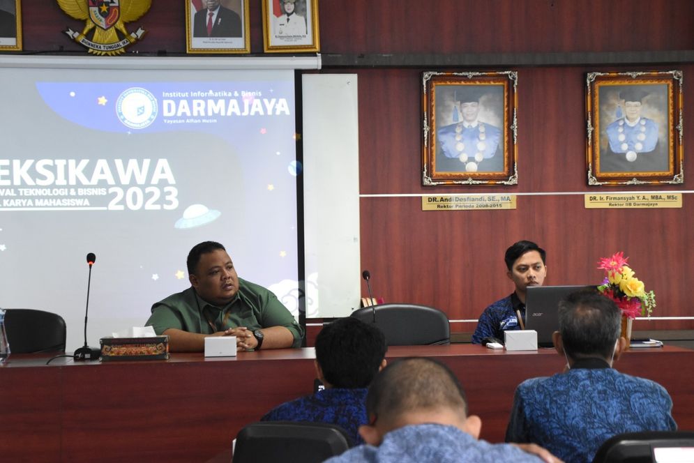 Kampus The Best di Indonesia IIB Darmajaya akan menggelar Festival Teknologi dan Bisnis Hasil Karya Mahasiswa (Feksikawa) 2023