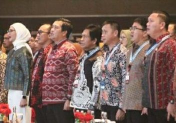 Rapat Koordinasi Nasional (Rakornas) Kependudukan dan Catatan Sipil (Dukcapil) Kementerian Dalam Negeri (Kemendagri) 2023 kabupaten/kota se-Indonesia.