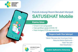 Aplikasi PeduliLindungi Kini Berubah Jadi SATUSEHAT Mobile, Ini Cara Update Aplikasinya