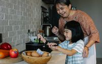 Photo by Alex Green: https://www.pexels.com/photo/asian-woman-with-granddaughter-preparing-food-5693017/