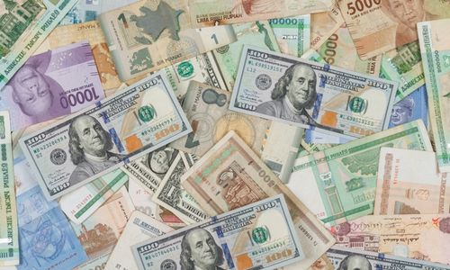 Uang rupiah dan dolar AS