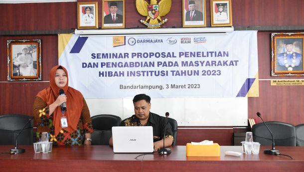 Seminar Proposal Penelitian dan Pengabdian Masyarakat Hibah Institusi 2023, Ini Harapan Rektor IIB Darmajaya