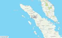 Pusat gempa berada dilaut 42 km Tenggara Kab- Aceh Singkil