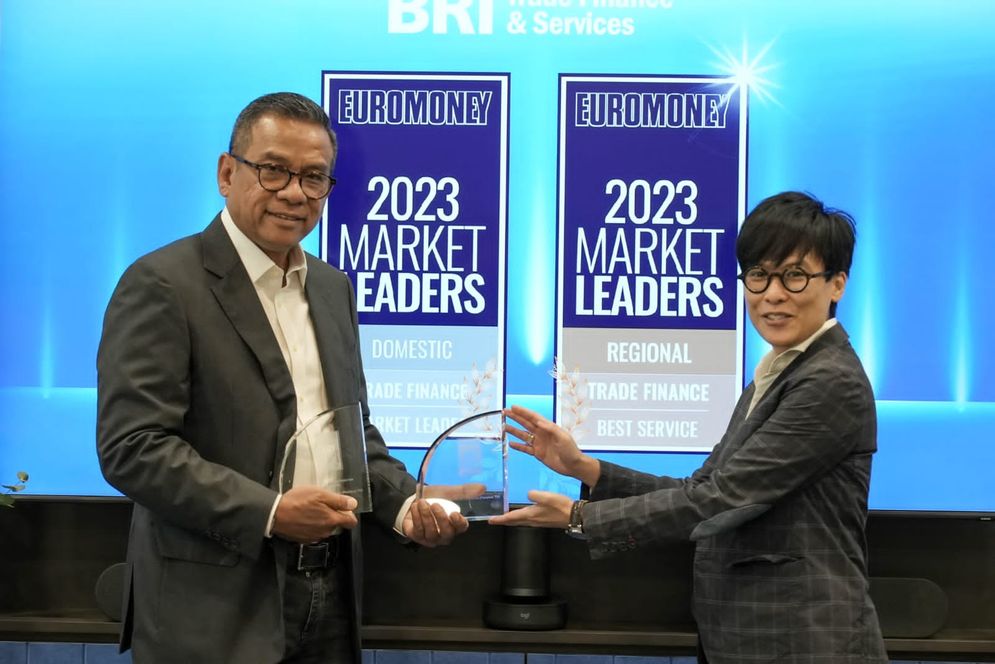 BRI Dinobatkan sebagai Market Leader & Best Service Versi Euromoney Trade Finance Award 2023
