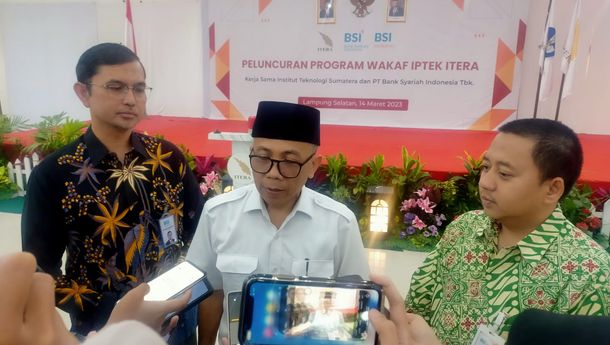 ITERA Luncurkan Wakaf Iptek, Rektor: Wakaf Tak Terbatas Masjid, Madrasah, dan Makam