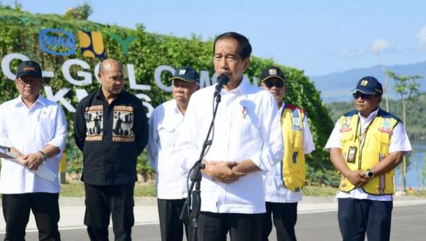 Presiden Jokowi Resmikan Jalan Labuan Bajo-Golo Mori, Manggarai Barat Senilai Rp481 M
