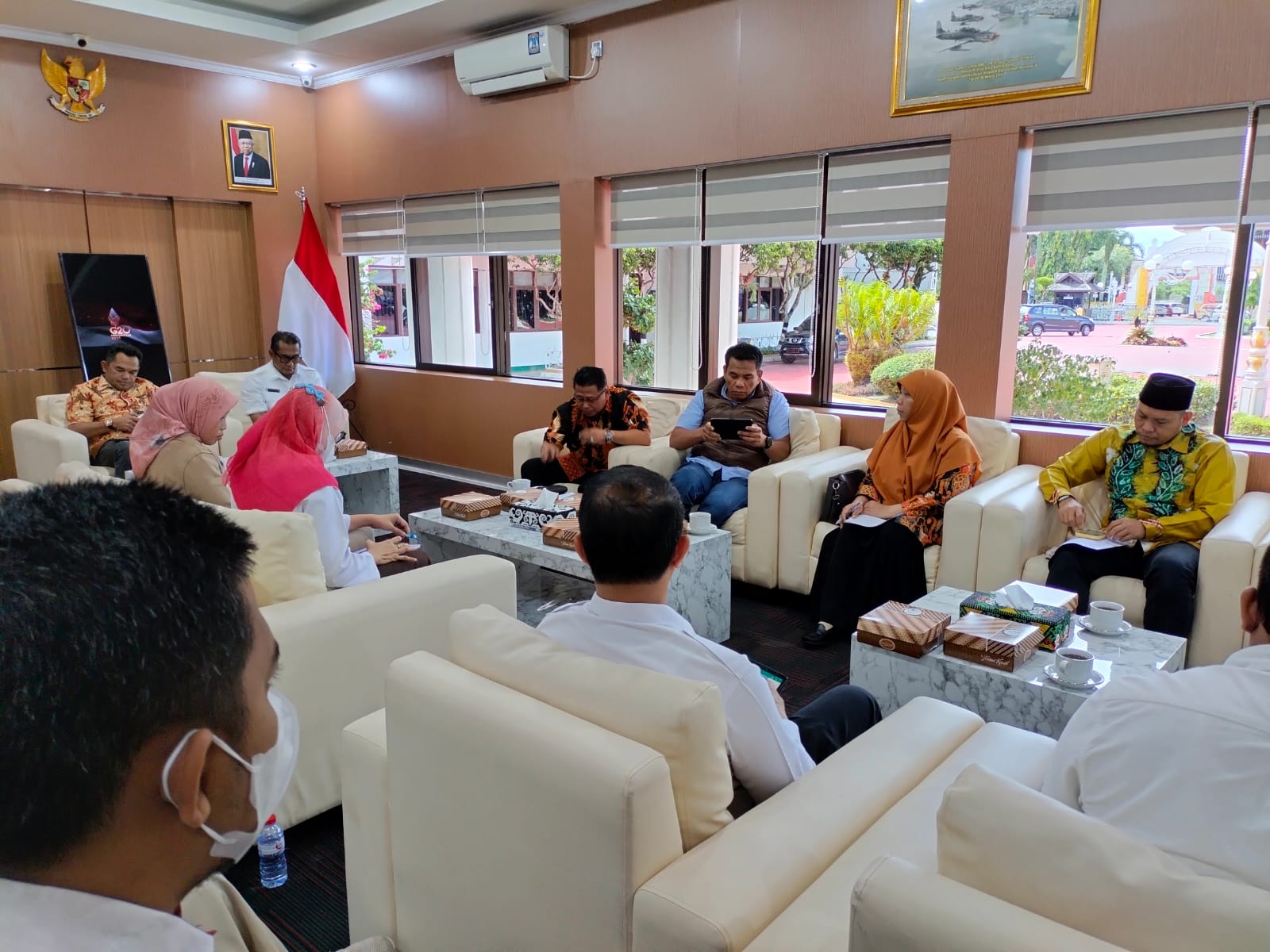 Komisi IV DPRD Provinsi Kaltim kunjungan kerja ke Pemkot Balikpapan untuk memastikan lahan SMKN 7 Balikpapan, Rabu, 15 Maret 2023