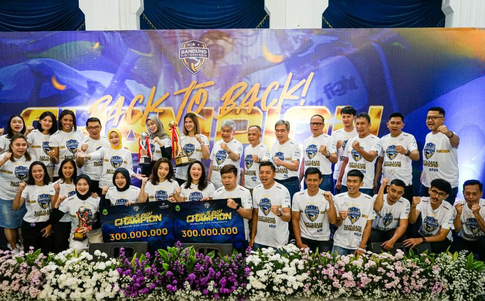 Juara Proliga 2023, Pemprov Jawa Barat Apresiasi Tim Bandung bjb Tandamata Berikan Bonus 