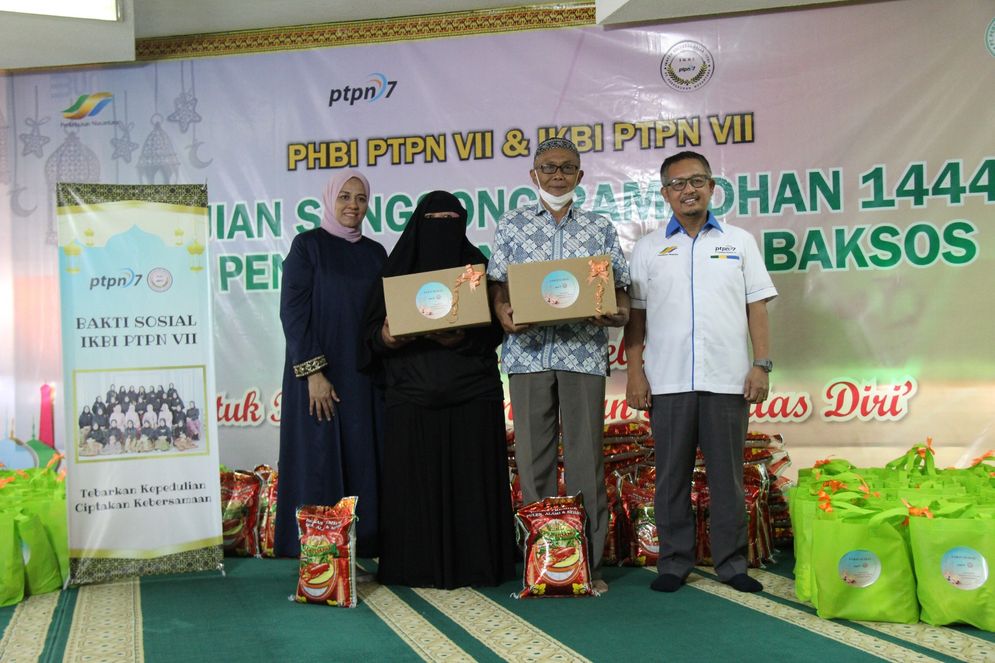 Menyongsong Bulan Ramadan 1444 H/2023, PTPN VII menggelar pengajian di Aula Harmonis Kantor Direksi Bandar Lampung pada Selasa, 21 Maret 2023.