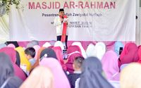Gubernur Sumut Edy Rahmayadi meresmikan Masjid Ar Rahman di Pesantren Zawiyatul Huffazh 